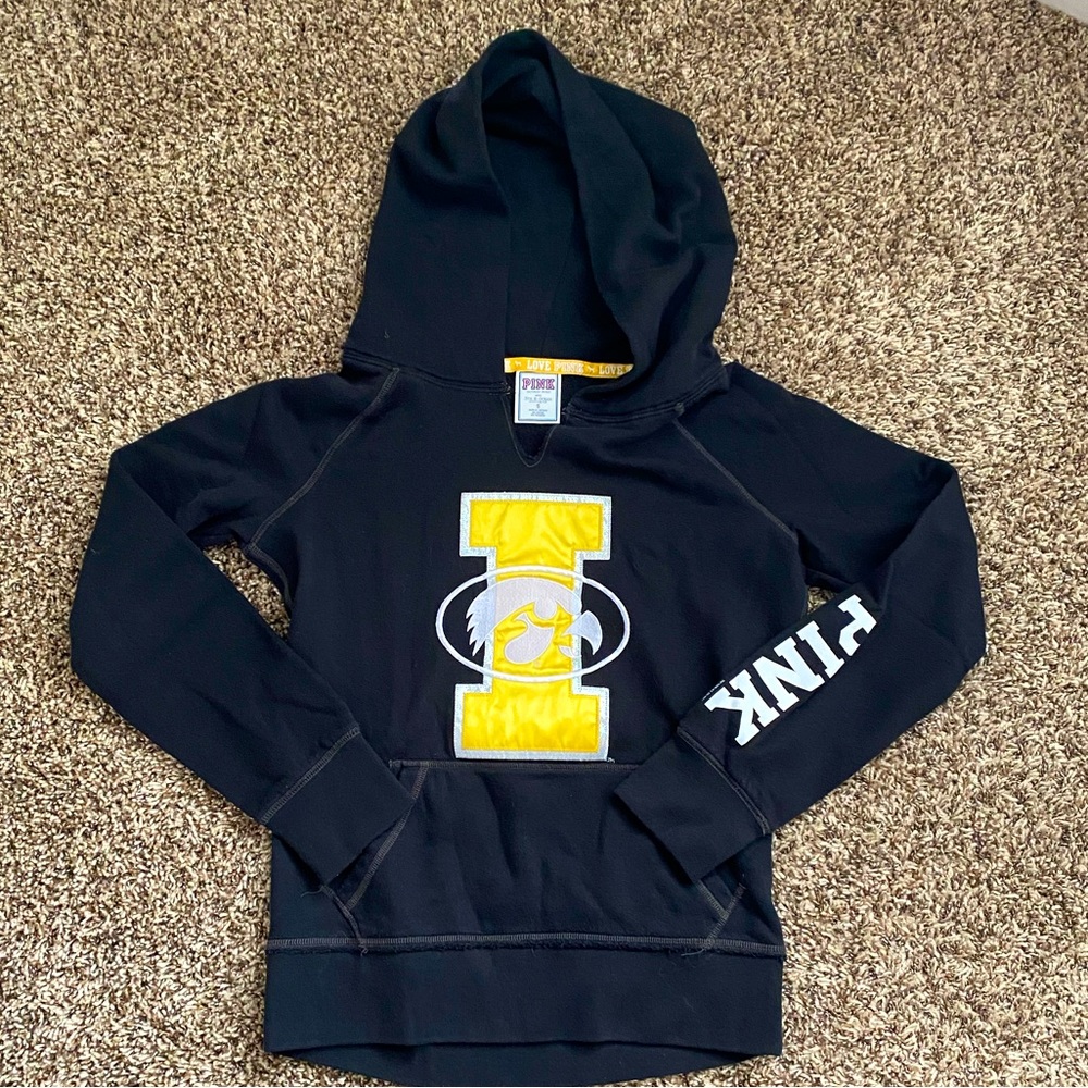 University of Iowa PINK Hoodie Sweatshirt